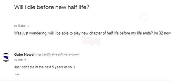 Ông chủ của Valve hé lộ Half-Life 3 sẽ ra mắt trong 5 năm nữa