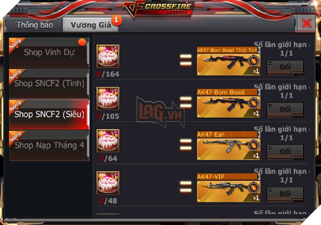 CrossFire Legends tung chuỗi sự kiện sinh nhật 2 tuổi cùng ưu đãi nạp 1 được 4 trong ngày 4/4 11