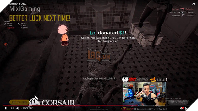 Fan Thầy Ba spam quảng cáo khô gà trên kênh stream của Độ Mixi và cái kết 4