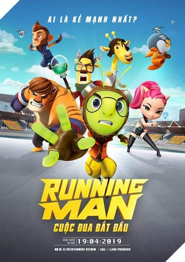 Đội hình Running Man 7 người trở lại trong phiên bản hoạt hình