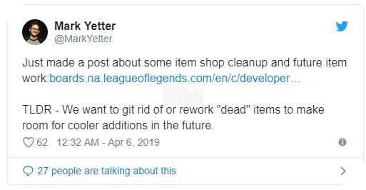 LMHT: Riot Games đang lên kế hoạch xóa một số trang bị quá phế ra khỏi game