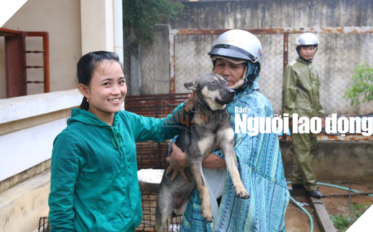 “Ấm lòng” sau khi được giải cứu hai chú chó được sinh ra trong trụ sở công an