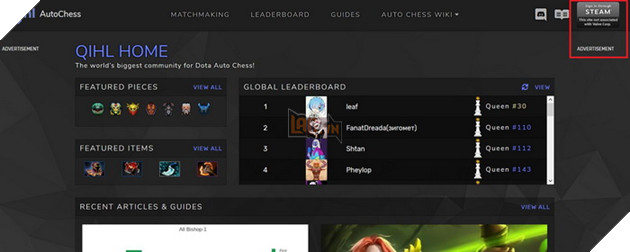 Dota Auto Chess: Hướng dẫn tìm Lobby game trực tiếp trên Website