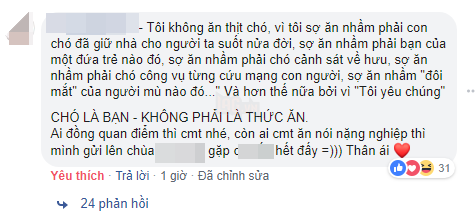  
Một bình luận của cư dân mạng