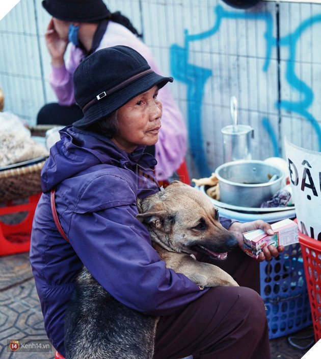 Câu chuyện đáng yêu của người phụ nữ bán vé số và chú chó lang thang ở Đà Lạt - Ảnh 1.