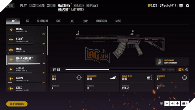 PUBG tung ra hệ thống Weapon Mastery mới: Theo dõi thành tựu và nhận phần thưởng mới 3