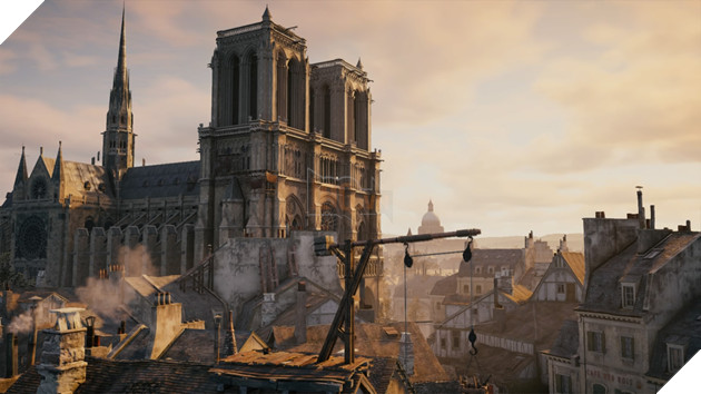Chiêm ngưỡng vẻ đẹp của Nhà Thờ Đức Bà Paris trong tựa game Assassin's Creed Unity