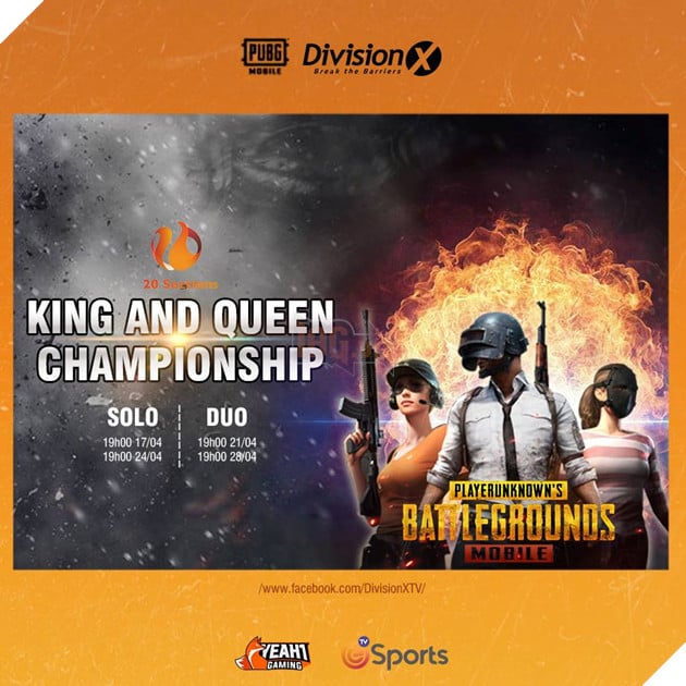 Tưng bừng Giải Đấu King And Queen Championship PUBG Mobile - sân chơi vui nhộn cho cộng đồng PUBG Mobile