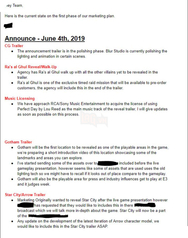 Rò rỉ thông tin Rocksteady đang thực hiện game Suicide Squad 3