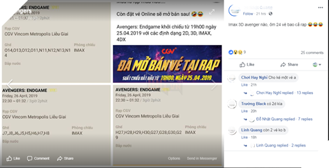 Avengers: Endgame phá vỡ mọi kỉ lục bán vé sớm tại Viêt Nam trong 24h