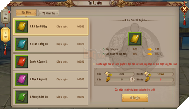 Bí kíp vượt các mốc level trong Tân Thiên Long Mobile 2