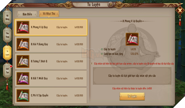 Bí kíp vượt các mốc level trong Tân Thiên Long Mobile 3