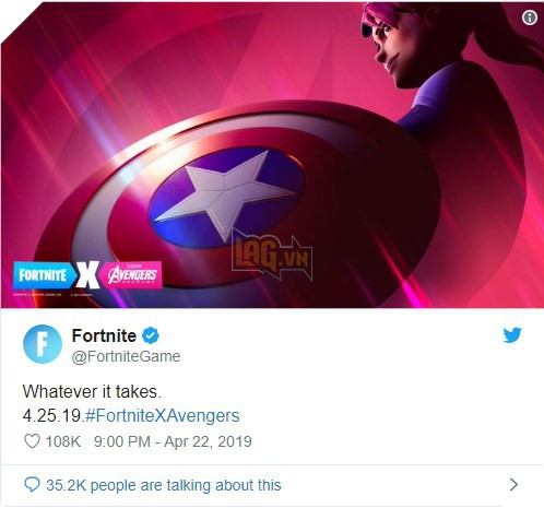 Epic Games hé lộ sự kiện kết hợp với nhà Marvel, ăn theo Avengers: Endgame