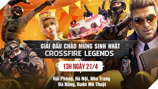 CrossFire Legends tổ chức giải đấu nhân dịp sinh nhật 2 tuổi khắp mọi miền đất nước