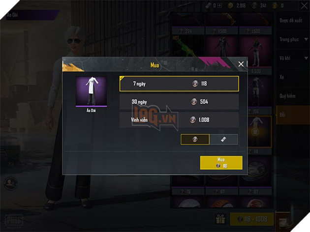 PUBG Mobile - Hướng dẫn chi tiết cách đổi trang phục nón lá và áo dài hoàn toàn miễn phí 2