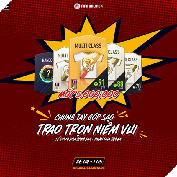Fifa Online 4: Tổng hợp các sự kiện đặc biệt hấp dẫn mừng lễ 30/4 - 1/5 5