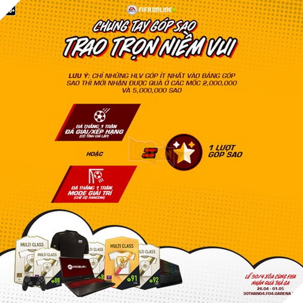 Fifa Online 4: Tổng hợp các sự kiện đặc biệt hấp dẫn mừng lễ 30/4 - 1/5 3