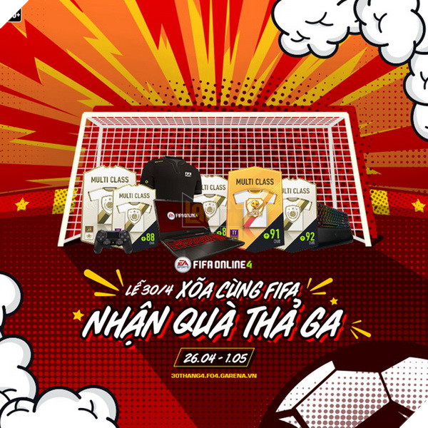 Fifa Online 4: Tổng hợp các sự kiện đặc biệt hấp dẫn mừng lễ 30/4 - 1/5