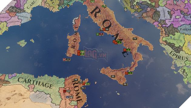 Trải nghiệm với những tính năng mới trong game Imperator: Rome 3