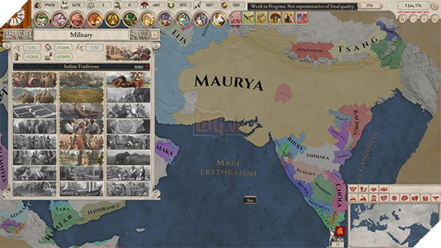 Trải nghiệm với những tính năng mới trong game Imperator: Rome 5