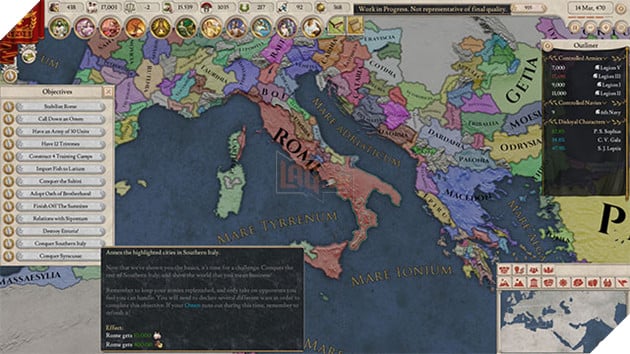 Trải nghiệm với những tính năng mới trong game Imperator: Rome 8