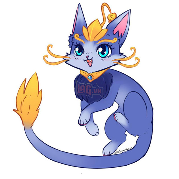 Ngắm nhìn fan-art đẹp ngất ngây của Yuumi, vị tướng sắp ra mắt của LMHT 9