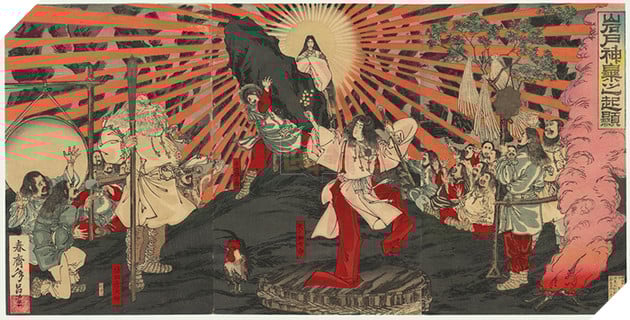 Truyền thuyết về Amaterasu - Nữ thần của ánh sáng trong thần thoại Nhật Bản 4