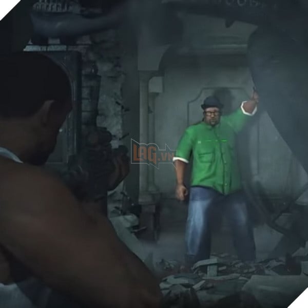 Resident Evil 2 với bản mod mới đặc biệt cho CJ và Big Smoke từ GTA San Andrea vào game 3