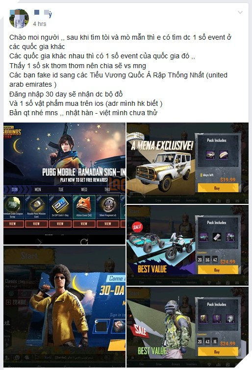 PUBG Mobile: Game thá»§ Viá»t tÃ¬m ÄÆ°á»£c cÃ¡ch nháº£y server báº£n quá»c táº¿, kiáº¿m ÄÆ°á»£c khÃ´ng Ã­t Äá» ngon - áº¢nh 1.