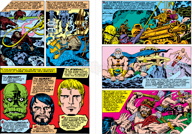 (Thí nghiệm của Celestials và 3 giống loài mới được sinh ra)