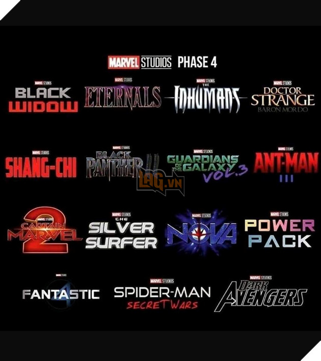 Marvel Phase 4 - Tổng hợp toàn bộ phim sẽ ra mắt trong tương lai với sự tham gia của X-Men và Fantastic Four 3