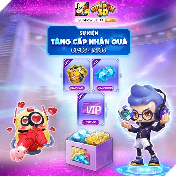 GunPow 3D mở cửa thử nghiệm từ hôm nay 7/5 3