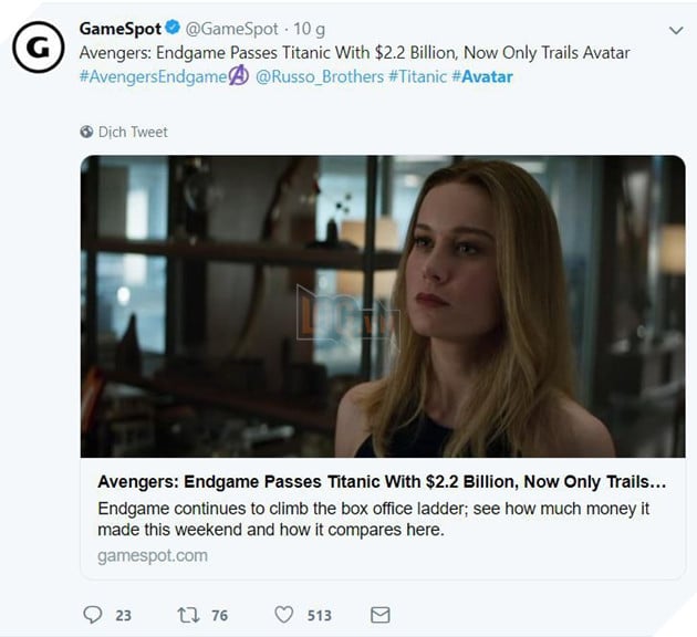 Khán giả đang hóng chờ ngày Avengers: Endgame hạ bệ Avatar 10