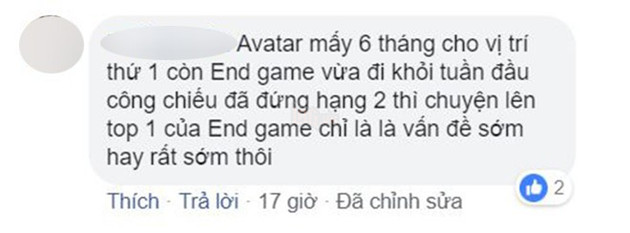 Khán giả đang hóng chờ ngày Avengers: Endgame hạ bệ Avatar 5