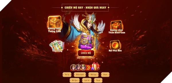 Danh Tướng 3Q VNG tặng thẻ Zing 200K và nhận quà “mỏi tay” cùng sự kiện chiêu mộ tướng