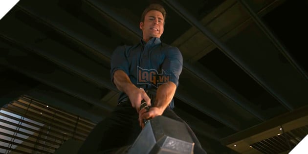 Image result for captain america take thor hammer