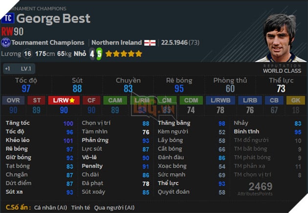 Fifa Online 4: Mùa giải Tournament Champions được cập nhật thẻ và sự trở lại của nhiều huyền thoại 5