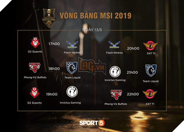 LMHT: Lịch thi đấu Ngày 4 MSI 2019, cơ hội cuối cùng để PVB có thể đi tiếp vào vòng trong