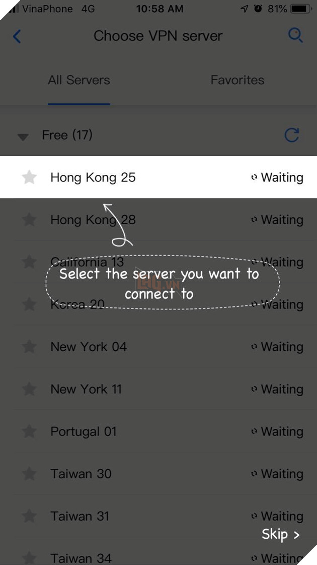 Hướng dẫn Dùng FlyVPN Fake IP Taiwan PUBG Mobile để nhận đồ Free 5
