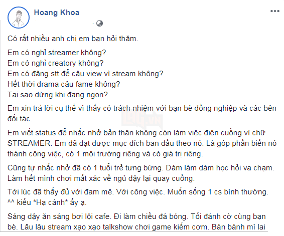 PewPew quay trở lại làm streamer và dùng toàn bộ thu nhập từ Youtube để làm từ thiện