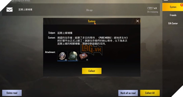 Hướng dẫn Dùng FlyVPN Fake IP Taiwan PUBG Mobile để nhận đồ Free 9
