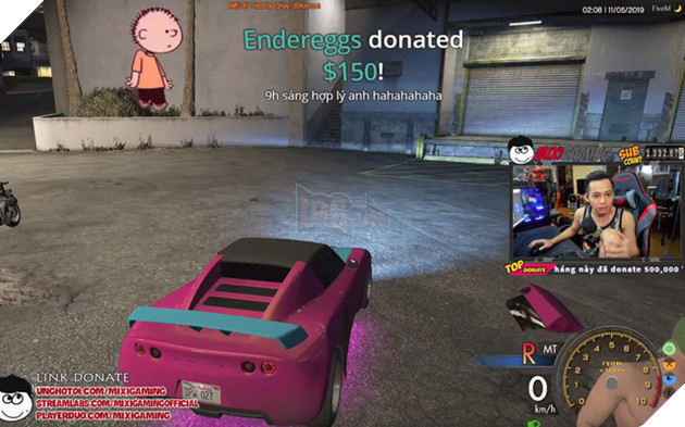 Độ Mixi sốc tới óc khi được đại gia donate tận 50 triệu đồng 2