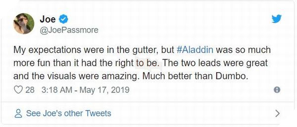 Đánh giá sớm Aladdin: Tưởng không hay hóa ra Hay không tưởng 9
