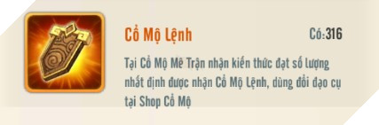 Game thủ Tân Chưởng Môn VNG choáng ngợp với tính năng mới Cổ Mộ Mê Trận 3