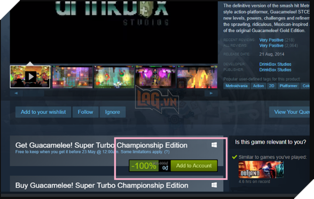 Nhận ngay miễn phí bản quyền 2 tựa game trên Steam một cách dễ dàng  3