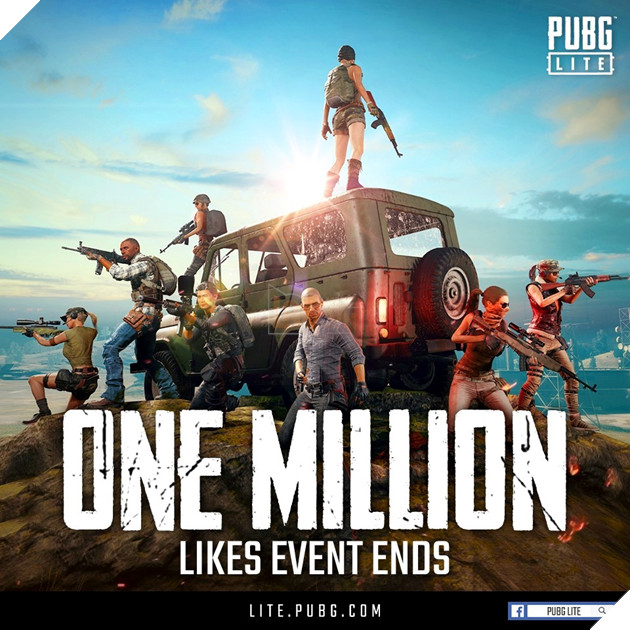 PUBG bản miễn phí cán mốc 1 triệu like trên Facebook, ra mắt bản đồ Sanhok 2