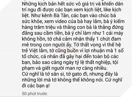 Bà Tân Vlog và thực trạng về nội dung của những Youtuber Việt Nam 4
