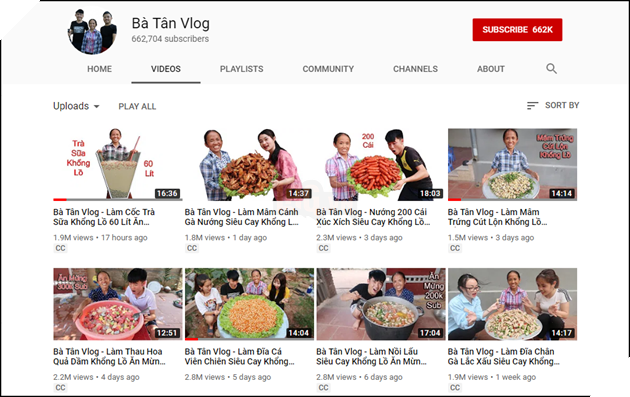 Bà Tân Vlogs kiếm được 12.000 USD mỗi tháng, thật hay chỉ là tin đồn nhảm?