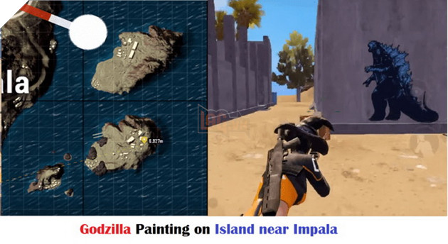 PUBG Mobile: Hướng dẫn tìm vị trí ảnh Godzilla dễ tìm và chính xác nhất 4