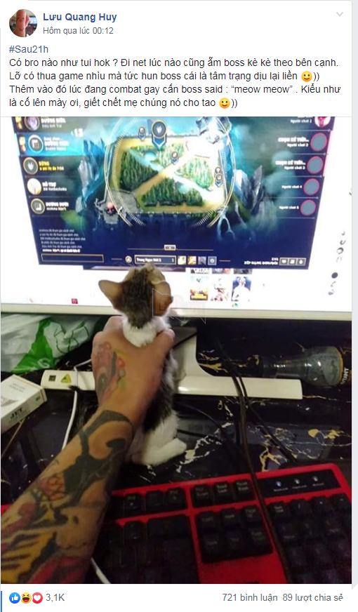 Ôm “boss” đi net: Trào lưu mới của cộng đồng Liên Minh Huyền Thoại Việt Nam 2